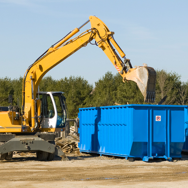 what size residential dumpster rentals are available in Keezletown